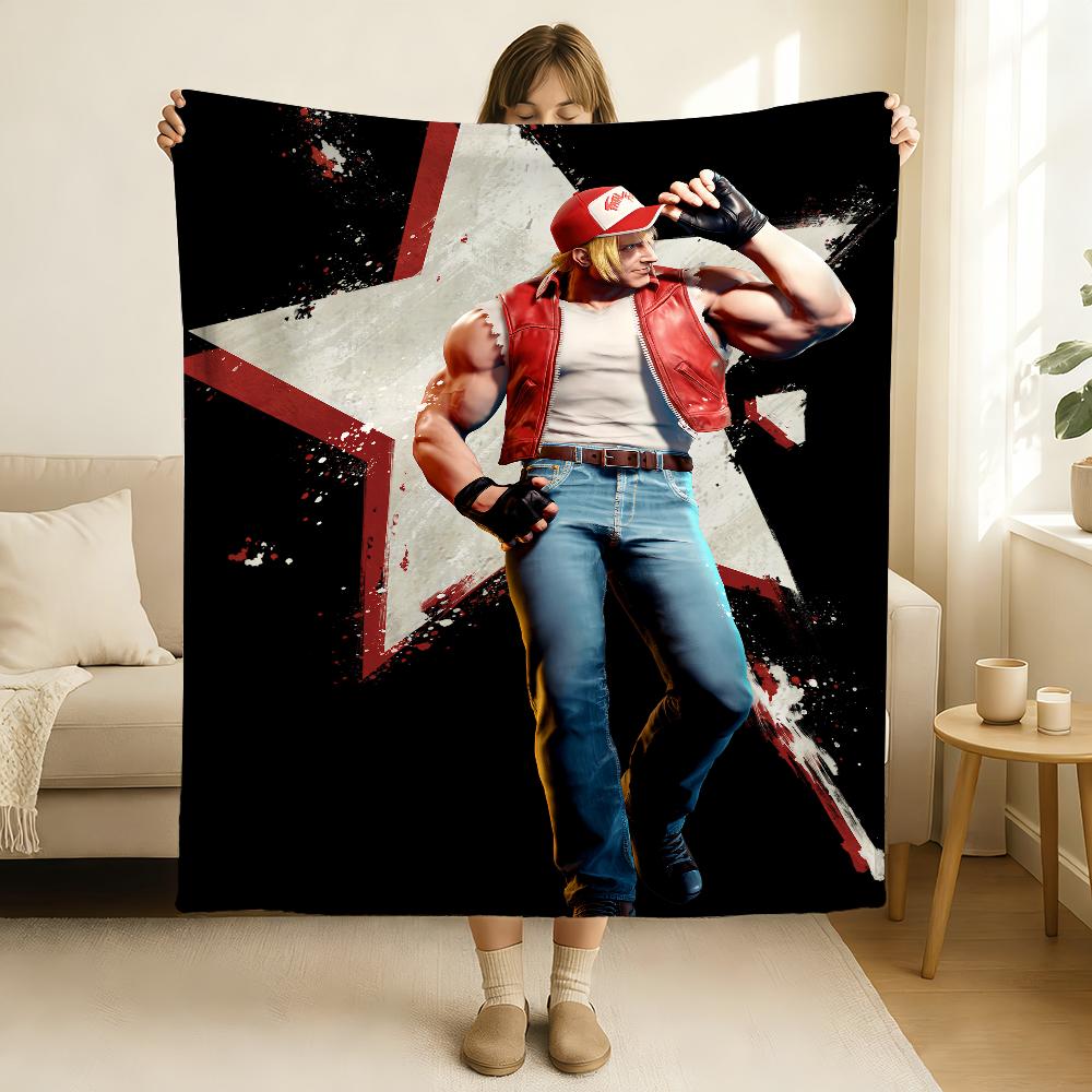 Game S Street F Fighter 6 Blanket Soft and Skin Friendly For Couch Bed Napping Bedspread All Seasons Comforter