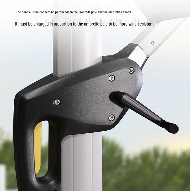 Wujun Outdoor LED Patio Umbrella