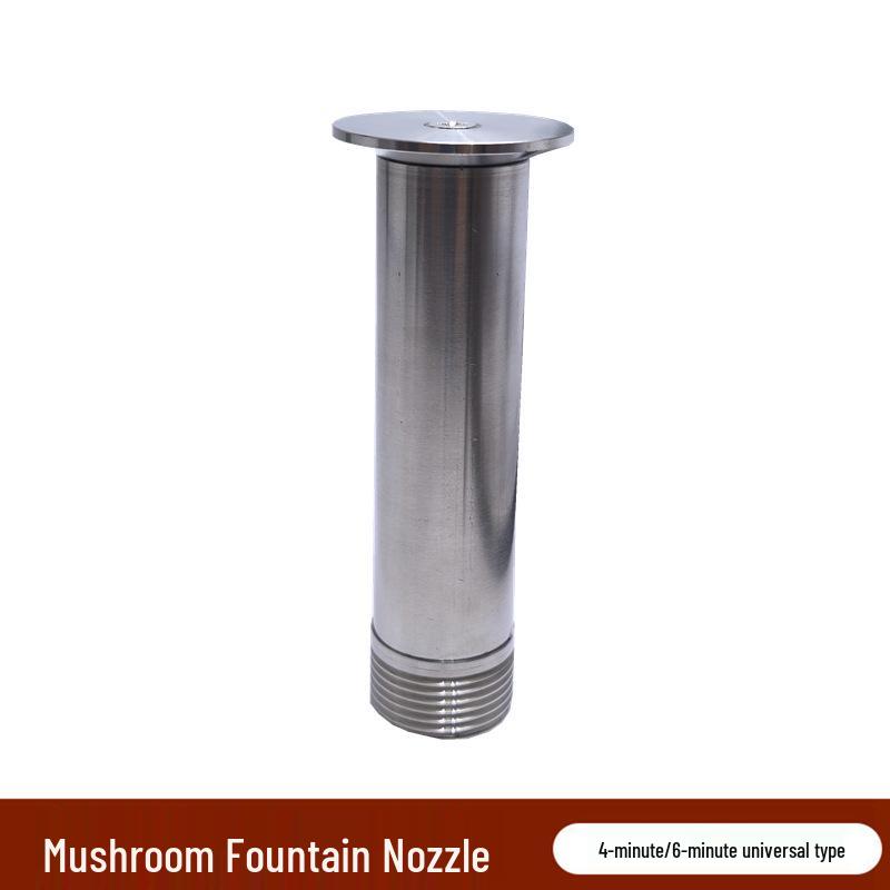 Stainless Steel Mushroom Fountain Nozzle Set for Fish Ponds and Rockery Water Features