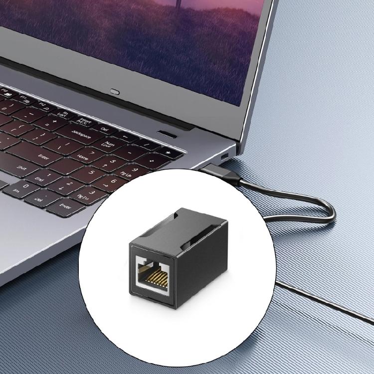PVC RJ45 Coupler Ethernet Extender Female to Female Offering Highly Speed Transmission and Environmental Friendliness