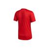 adidas Soccer Training Sports Crew Neck Short Sleeve T-Shirt Men Tops Light-Crimson FM2102