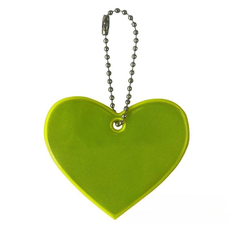 2Pcs Color Music  Safety Reflector Reflective Keychains Car Keyrings Charm Bag Accessories for Jacket BackPack Strollers Wheelchairs