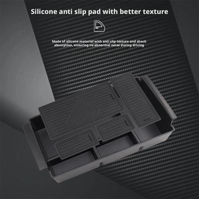 For Jaecoo J7 PHEV Car Armrest Storage Box Organizer Case Auto Interior Accessories Center Console Storage Tray