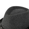 Black Jazz Hat Men's and Women's Top Hat Spring and Summer Sunshade Straw Hat Retro British Gentleman's Hat Stage Hat