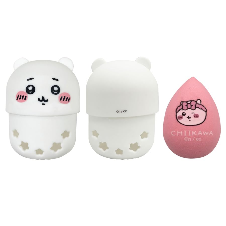 

Chiikawa Makeup Sponge with Case CW46276 chiikawa Cute Low Price Nagano Makeup 3D Sponge Makeup Foundation Liquid Powder Chiikawa