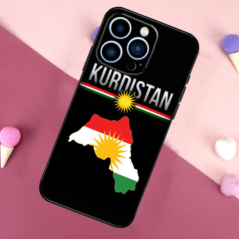 Kurdistan Flag Phone Case For iPhone 17 Pro Max 17 Air 16E 13 12 Mini 14 15 Plus 11 16 Pro Max Back Cover