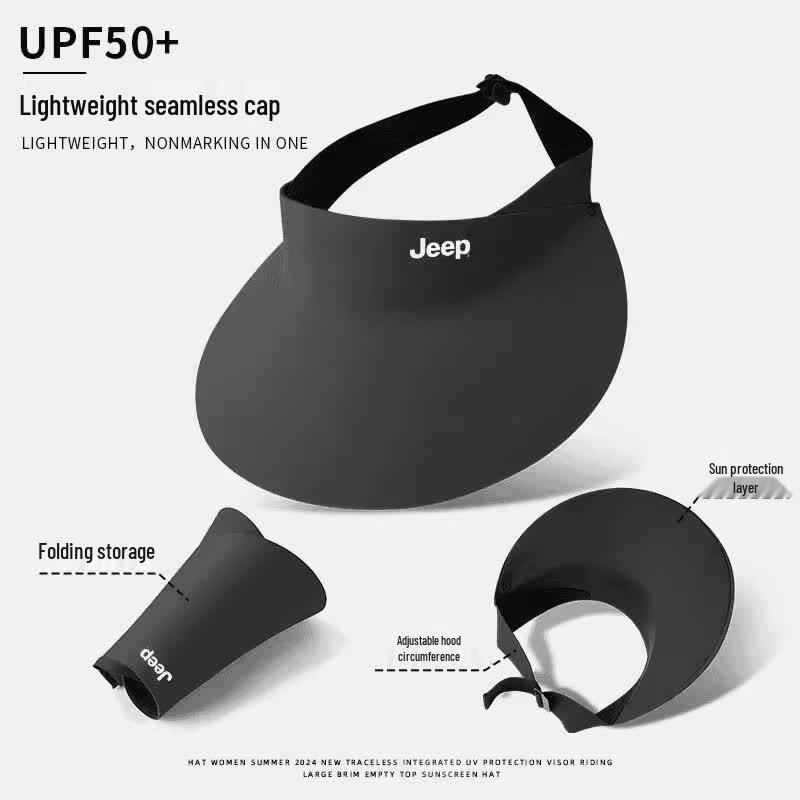 JEEP Men s Outdoor UV Protection Sun Visor Cap