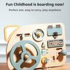 Children's Play House, Learning, Driving, Educational Toys, Montessori Early Education, Educational Steering Wheel Simulation, Busy Board