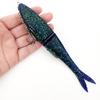 12cm/17cm Soft Fishing Lures with T Shape Tail, Simulation Fishing Swimbaits Artificial Baits Slow Sinking Fish Lures
