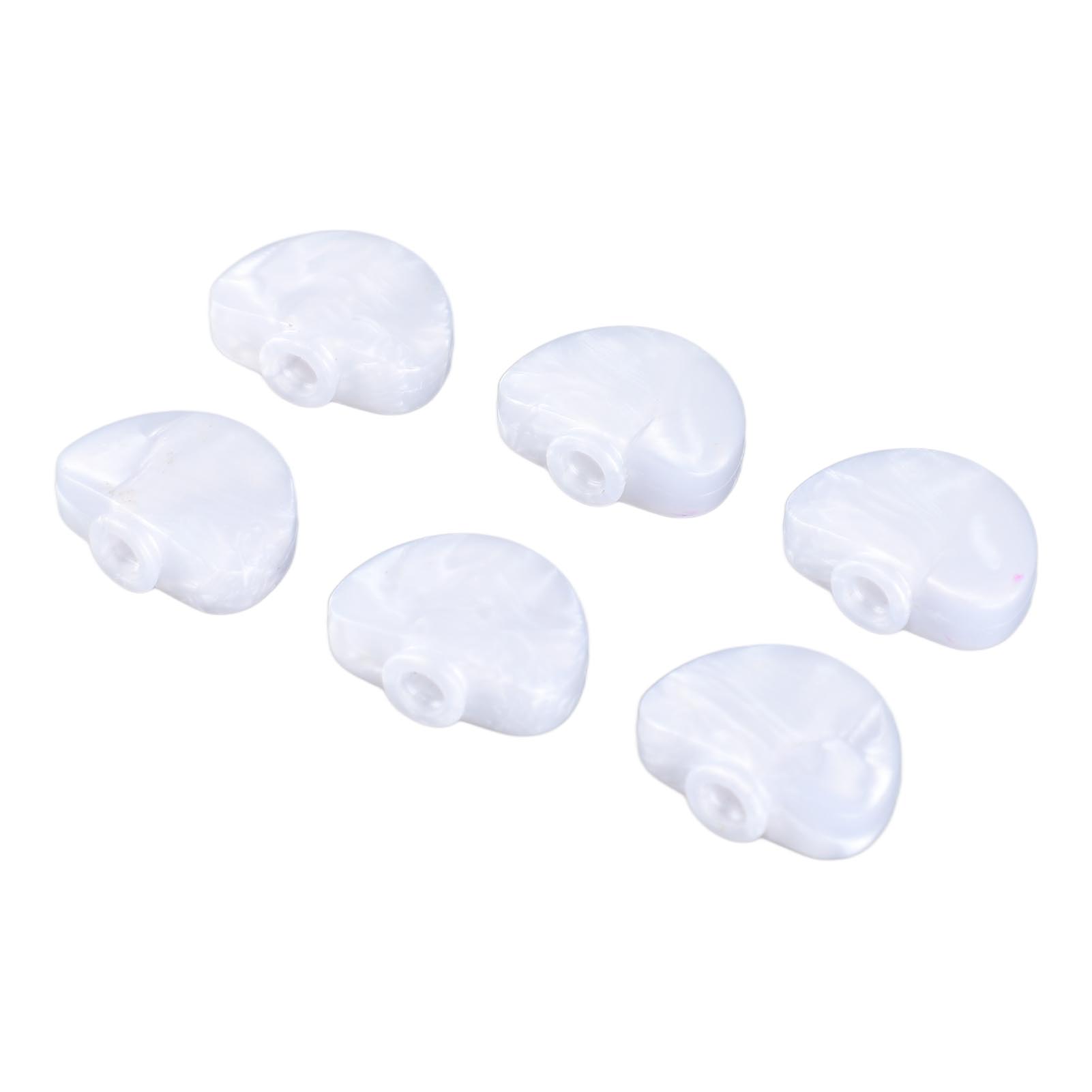 

6 шт. гитарная колковая механика кнопка полукруглая пластиковая удобная ручка универсальный колок для настройки