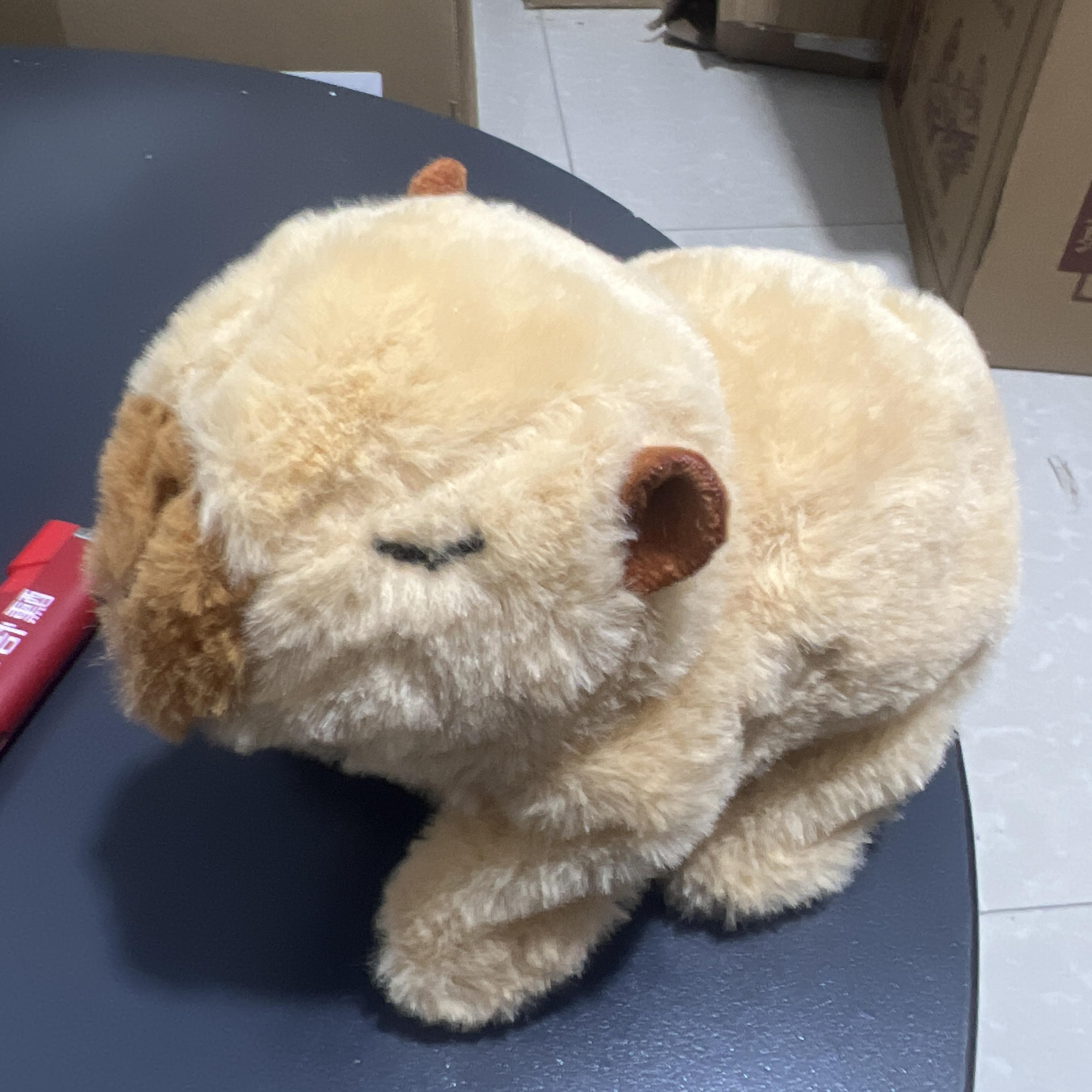 

1 Piece Walking Moving Back And Forth Calling Electronic Pet Children s Toy Simulation Electric Plush Capybara Doll