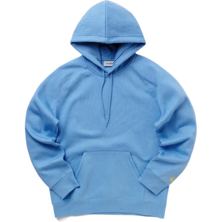 Carhartt WIP Solid Color Pullover Hoodie Long Sleeve Men Hoodies Blue I026384-1GT-XX