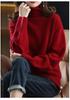 Plus Size Wool Sweater for Women - Autumn/Winter Collection, Lazy Style, Loose Fit, Slimming, Versatile Fashion Base Layer