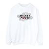 Disney Mens Mickey Mouse Swirl Logo Sweatshirt