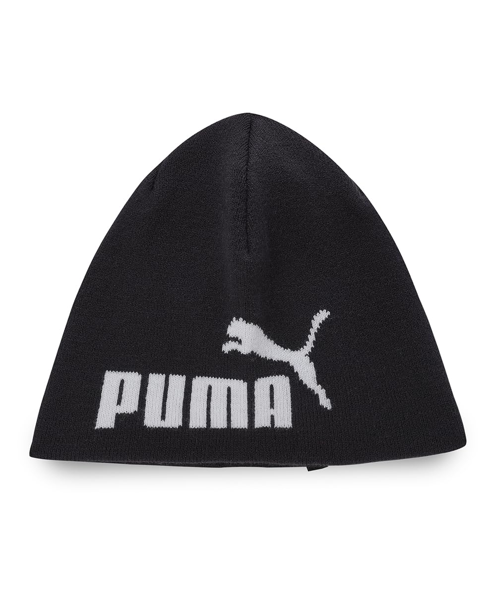 

PUMA Essentials Cuffless Knit 2024 Navy Beanie, Hat, 025636, Fall/Winter Color, (02)
