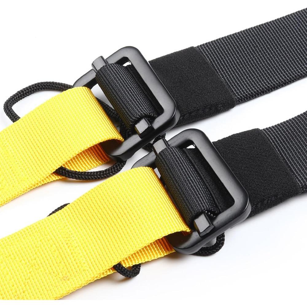 Suspension trainer kit, full-body workout home fitness system, adjustable training straps, suitable for indoor and outdoor use