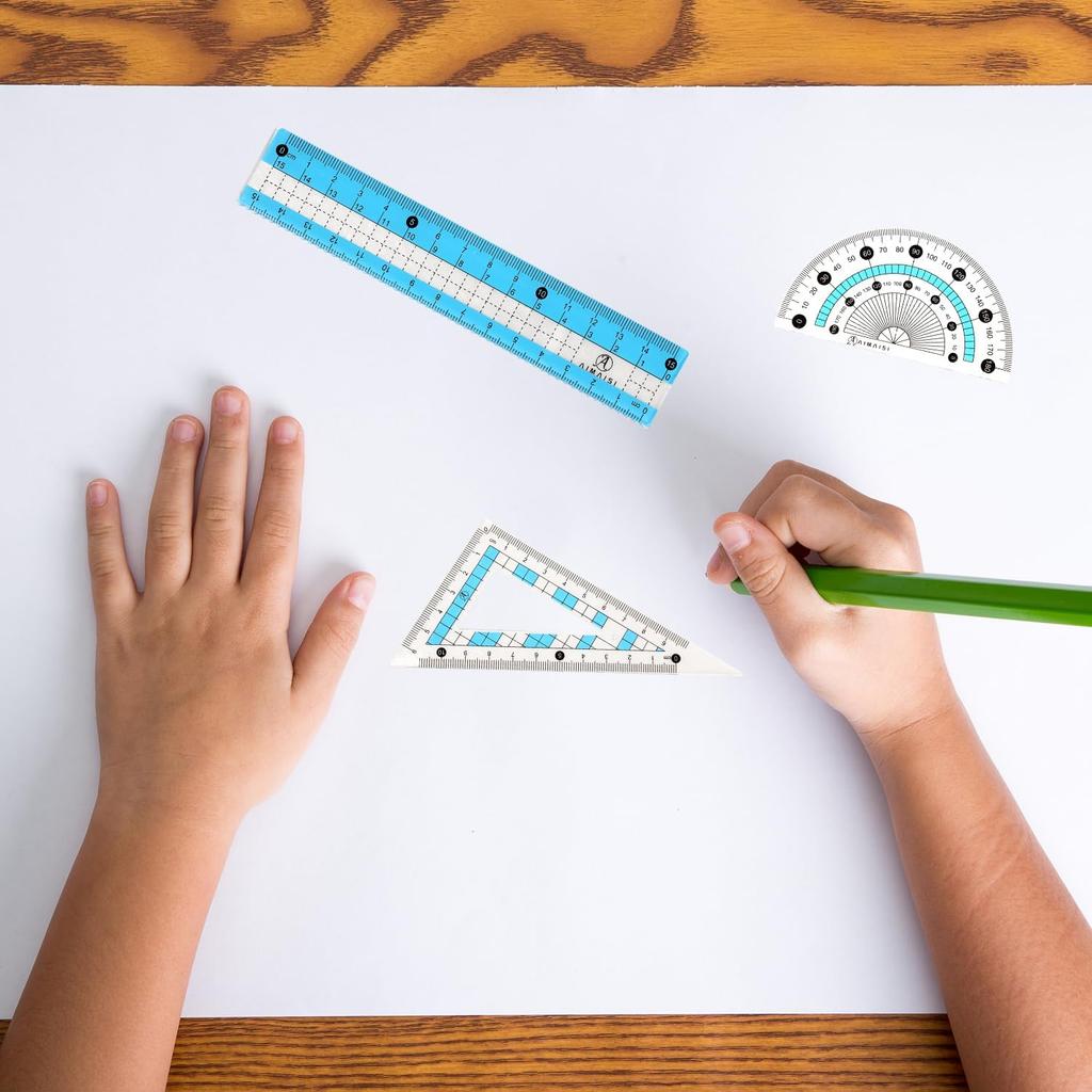 Compass Geometry Tool Geometry Set Drafting Drawing Compass and Protractor Set with Box Math Geometry Compass for Geometry Metal Compass Geometry Kit