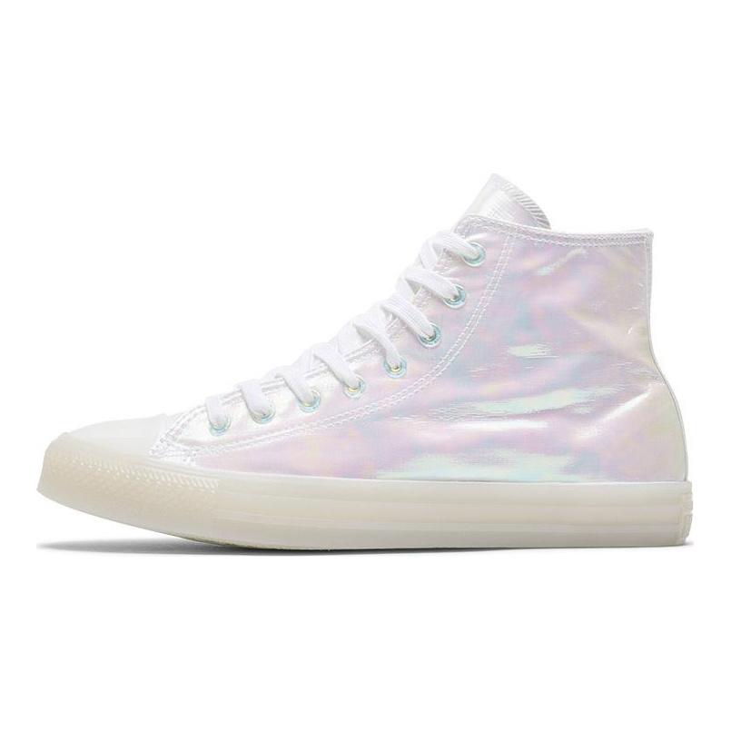 Converse Chuck Taylor All Star Chameleon Laser Jelly Sole High Top Canvas Shoes Unisex Sneakers White 165621C