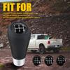 5 Speed Leather Car Manual Gear Stick Shift Knob Shifter Lever Head Universal