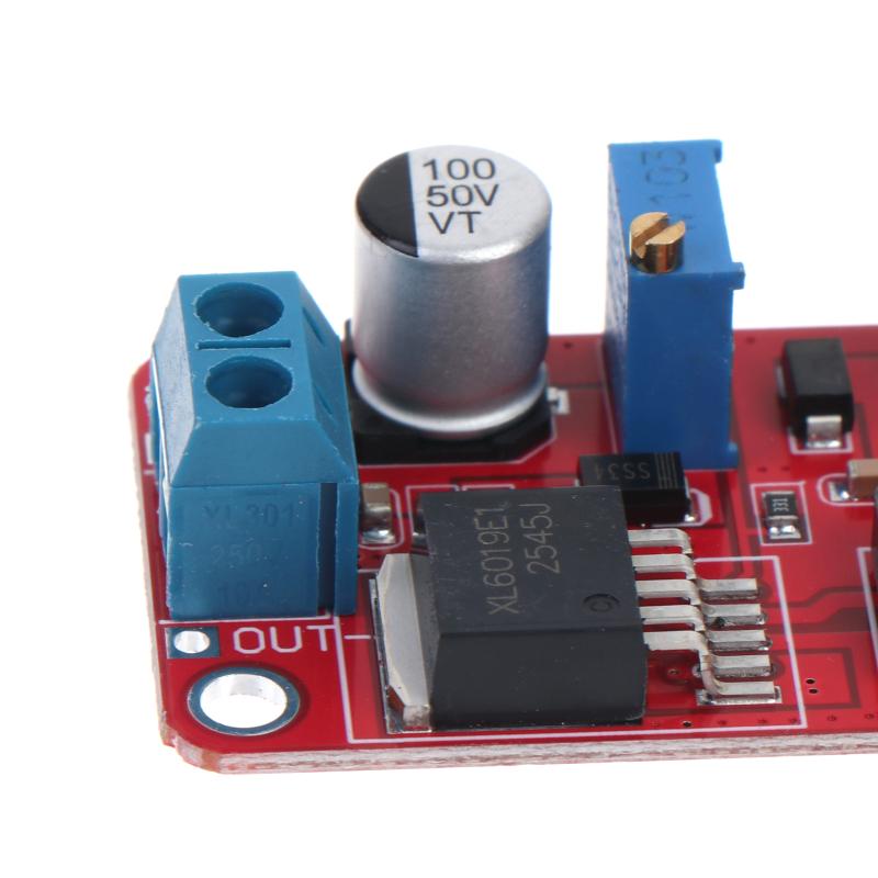 1 Pcs 5A Dc-Dc Step Up Power Module Boost Volt Converter 3.3V-35V To Xl6019 Adjustable Output Regulator