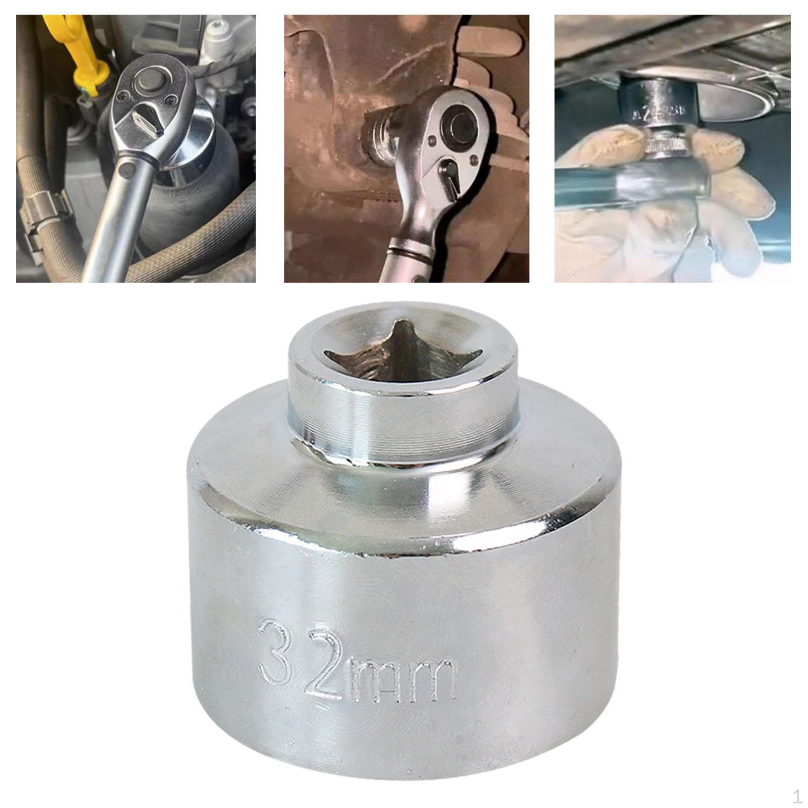 

Инструмент для снятия крышки топливного фильтра портативный для замены масла торцевой ключ тяжелый for 32mm