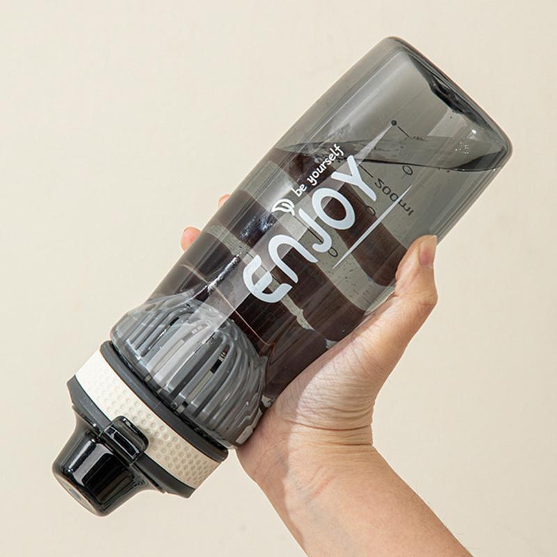 Sticlă de apă din plastic pentru băut, portabilă, sport, cană pentru ceai, cafea, ustensile de bucătărie, sticlă de apă pentru copii pentru școală