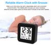 Digital Alarm Clock, Large Screen Desk Clock, Bedside Clock with Temperature, Portable Clock with