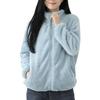 Women's Double-Sided Fleece Hoodie Jacket - Warm, Velvet Thickened, Stand Collar Zipper Cardigan for Winter