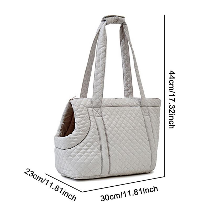 Dog Carrier Purse Cotton Small Dog Purse Carrier Portable Lightweight Winter Bags for Cats Dogs Puppies Kittens
