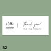 50Pcs Thank You Decor Stickers Seal Labels For Small Business Commodity Personalized Package Online Retails Greeting Stickers