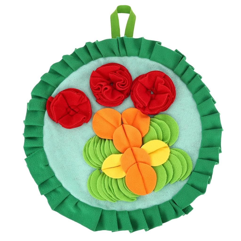 Small Pet Snuffle Mat Rabbit Foraging Mat Hamster Scent Training Blanket Toy Slow Feeder for Dogs &Rabbits