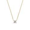 Colier aur galben K18 cu diamant, corolă, petală AGVN594440DI [Vendome Aoyama] [Oficial] 0.1ct