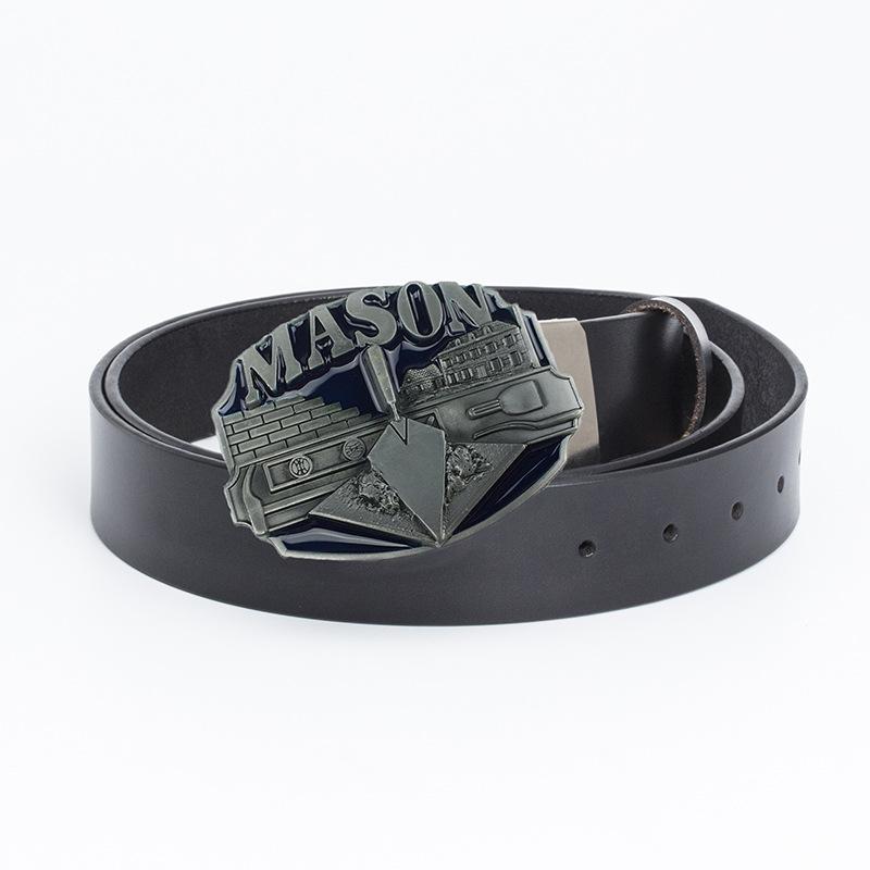 Men's Personalized Belt Fashion Trend Belt Pure Cowhide Belt
