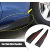 2 BUC Negru Modificat Vârf de Margine Laterală Aripioară Mică Pasager Lateral pentru Ford pentru Mustang Road 2015 2016 2017 2018 2019 Apărătoare de Noroi