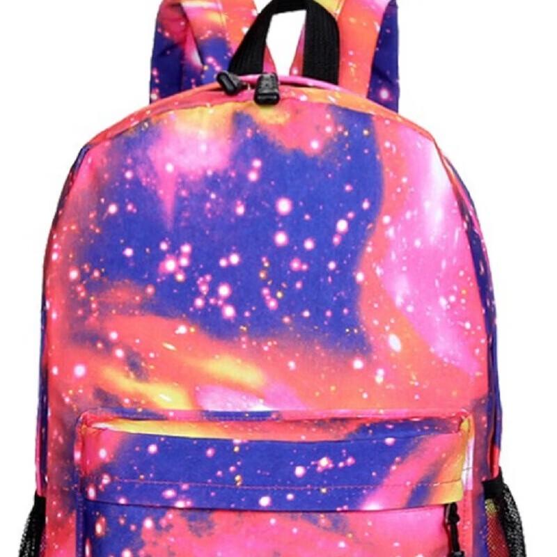 Li Shen Retro Harajuku Starry Sky Backpack