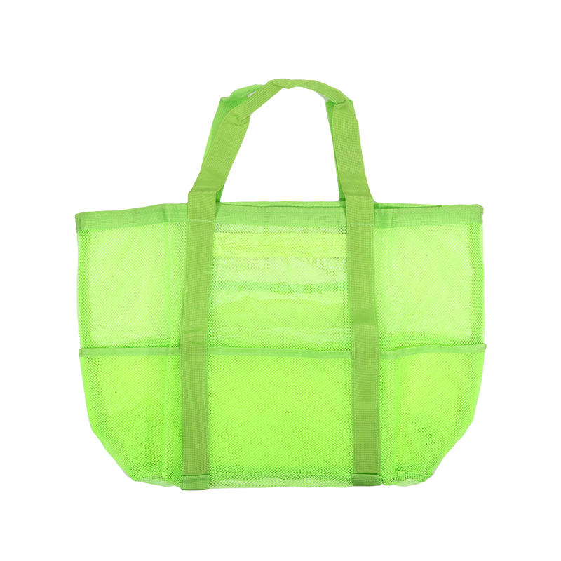 Genți de Plajă pentru Femei Călătorii de Vară Geantă Tote din Plasă cu Buzunar Interior Mare Geantă de Umăr Împletită Rezistentă la Nisip