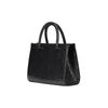 Tory Burch T Monogram Brand Print Adjustable Detachable Shoulder Strap Embossed Leather Tote Shopping Bag Women Tote Black 162013-001