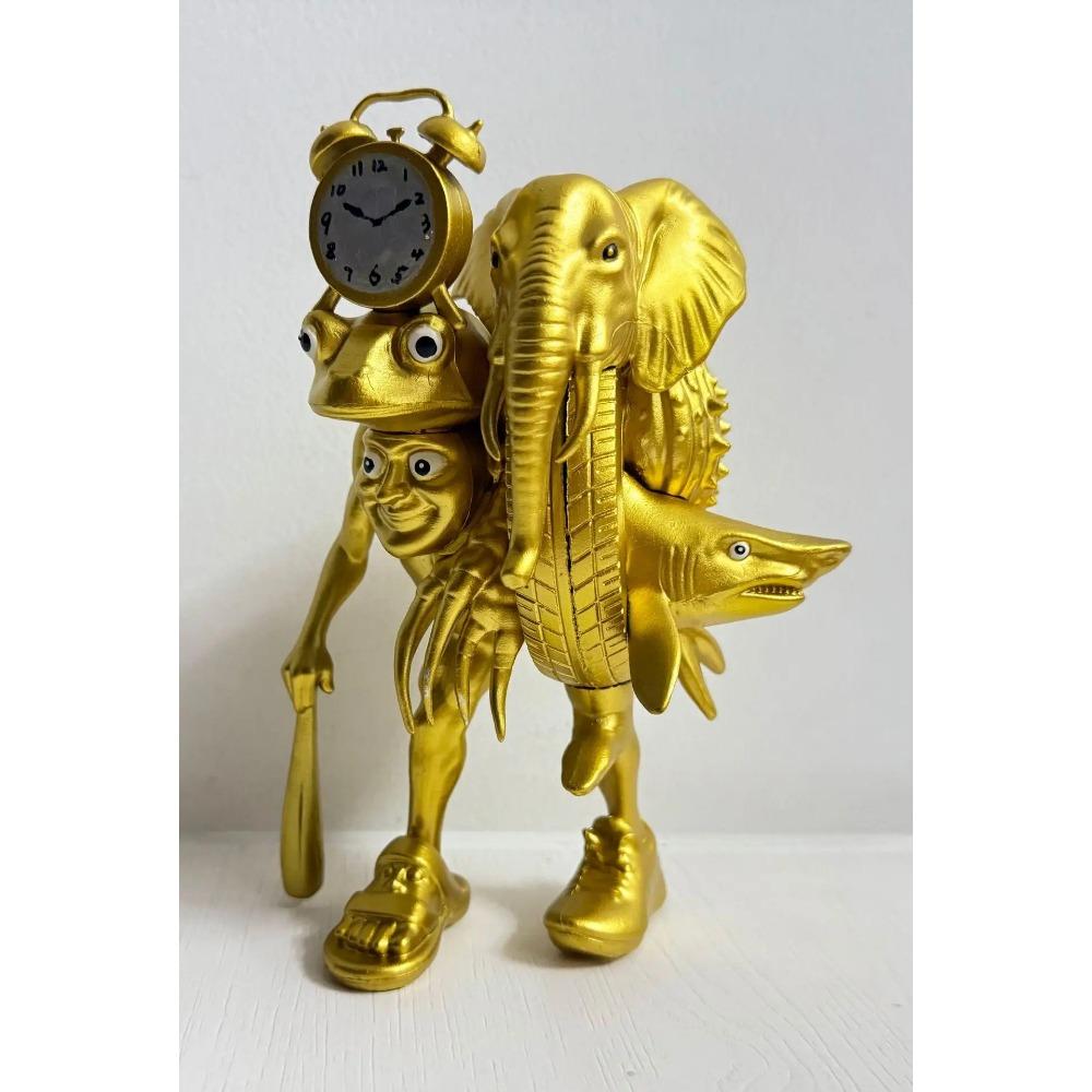 

Фигурки Гибридов Животных и Людей Тунг Тунг Сахур Тралалеро Тралала Фэнтезийный Декор для Стола Уникальная Скульптура Коллекционные Подарки