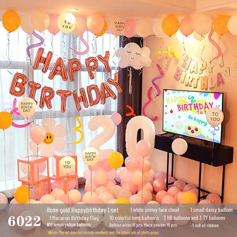 Set de baloane pentru ziua de naștere pentru adulți și copii - Decorațiuni cu desene animate