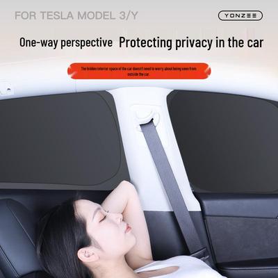 Tesla Model 3/Y Sonnenschutz: Frontscheiben-Sichtschutz, Wärmeisolierung und Sonnenschutz