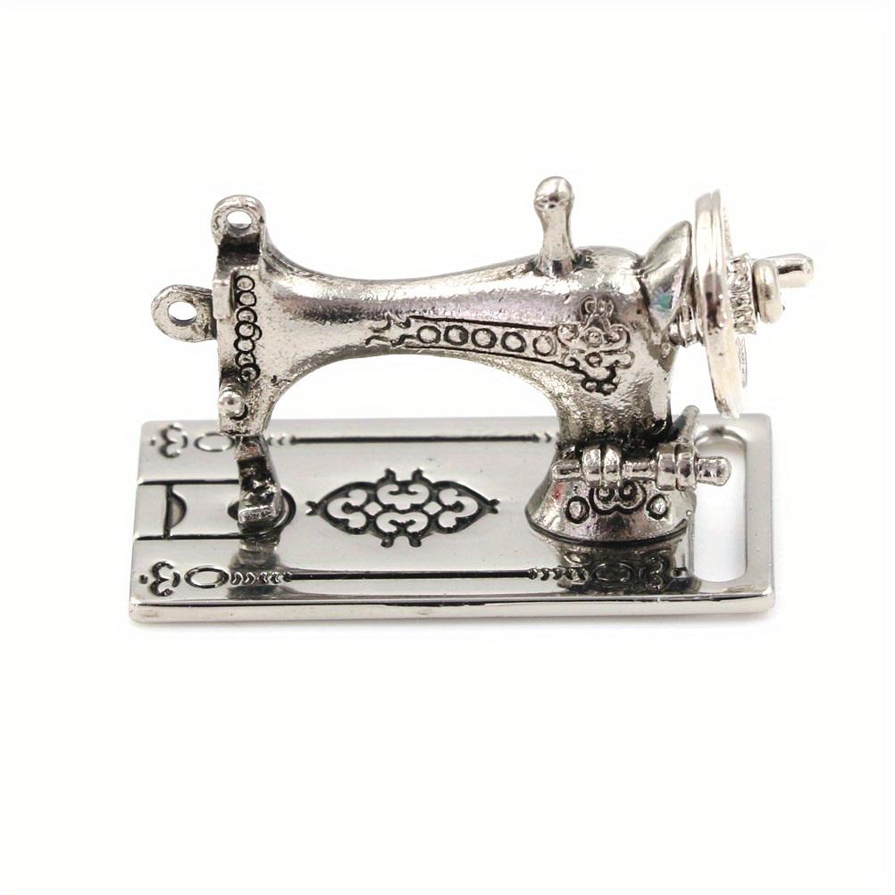 Micro Landscape Metal Sewing Machine Miniatures Decoration 1:12 Scale Length 3.5cm