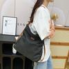 Multifunctional Canvas Tote Bag Solid Color Crossbody Bag Dual-use Shoulder Backpacks  Girls