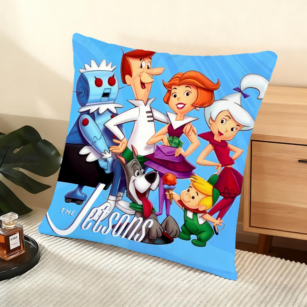 The J-Jetsons Cushion Cover Soft Short Plush Pillow Cover Smooth Cozy Texture Aesthetic Cushion Case Home Decor
