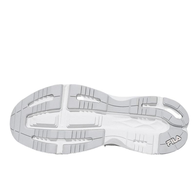 FILA Wavy Day Synthetic Leather Thick Sole Fashion Comfortable Low Top Casual Shoes Unisex Casual Shoes White 1RM02850H161