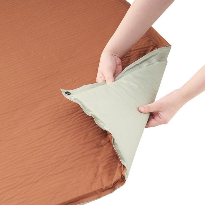 LOGOS 55 Self-Inflate Mat SOLO 72884170 Apple Green (65x190x5.5cm)