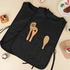 2-piece Unisex Cobbler Apron with 3 Pockets and Adjustable Drawstring Waist, Lightweight for Kitchen, Hair Salon, or Gardening