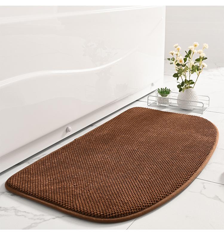 Memory Foam Bath Mat Waffle Plaid Toilet Floor Mat Water Absorbent Bathroom Carpet Rugs Hotel Shower Room Doormat Tapis