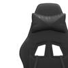 Gaming Chair Swivel Black Faux Leather