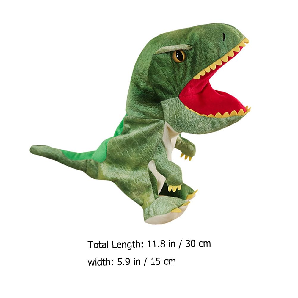 LEDMOMO Tyrannosaurus Hand Dinosaurier Plüschtier zum Entwickeln von Rollenspielen Großartiges Geschenk Puppe, 11,81 Zoll Kinder, Fantasie, Spiel,