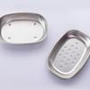 Stainless Steel Soap Dish Holder Double Layer Designs Portable Storage Box Soap Organized for Bathroom and Kitchen 6XDE